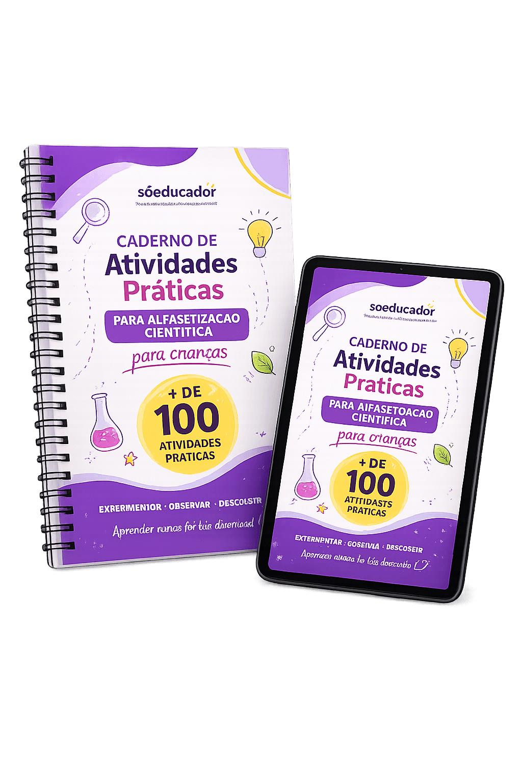 Caderno de Atividades Práticas para Alfabetização Científica — versão impressa e digital